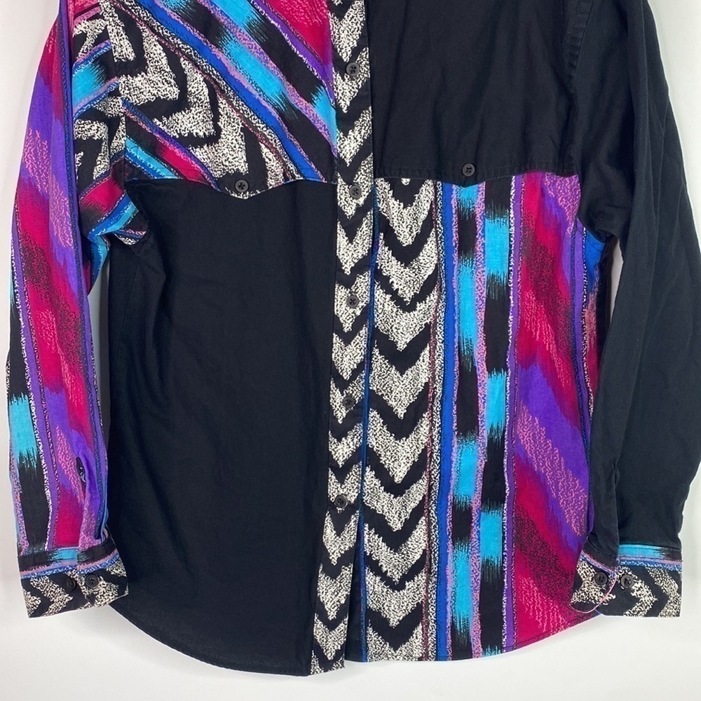 Vintage Ruddock Brothers Aztec Southwestern Button Up Shirt Medium - Picture 3 of 8